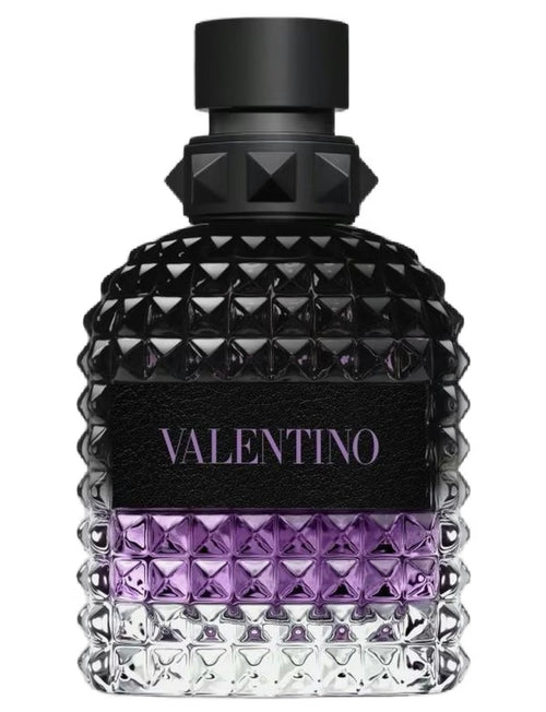 Valentino Born in Roma Uomo Purple Melancholia perfume bottle
