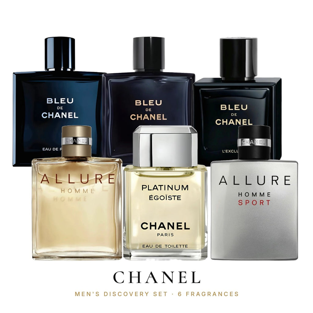 Chanel Men's Discovery Set with 6 fragrances