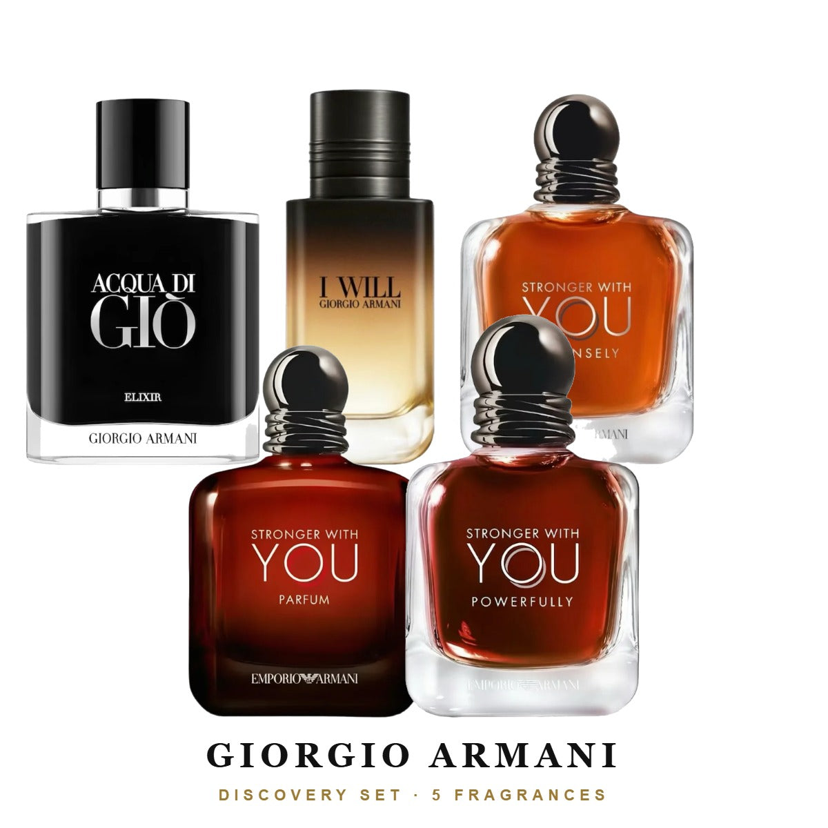 Giorgio Armani Discovery Set with 5 fragrances