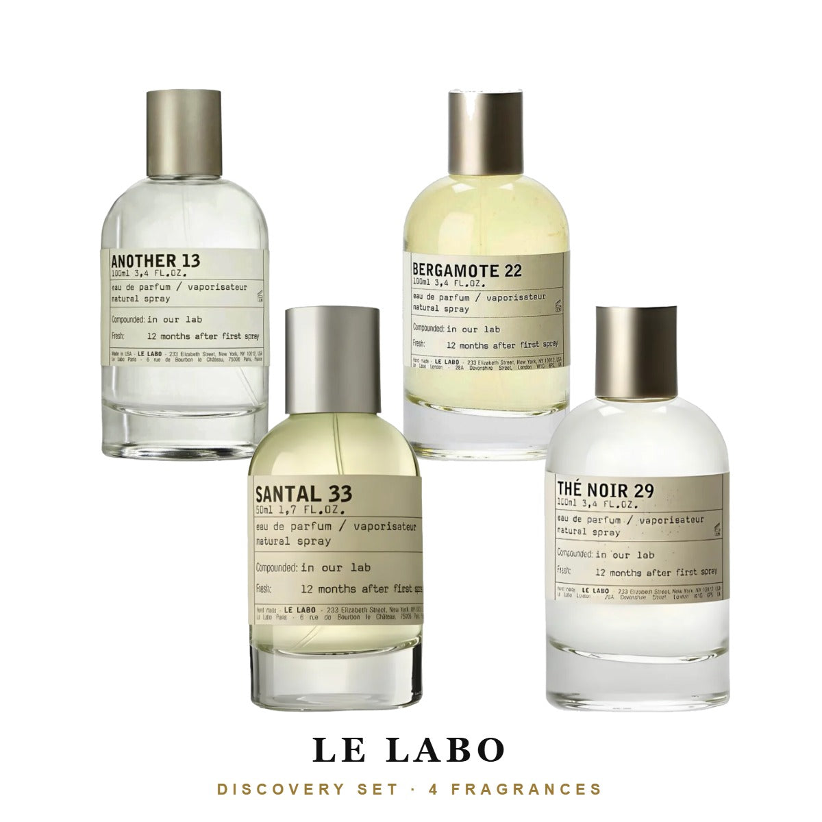 Le Labo Discovery Set with 4 fragrances