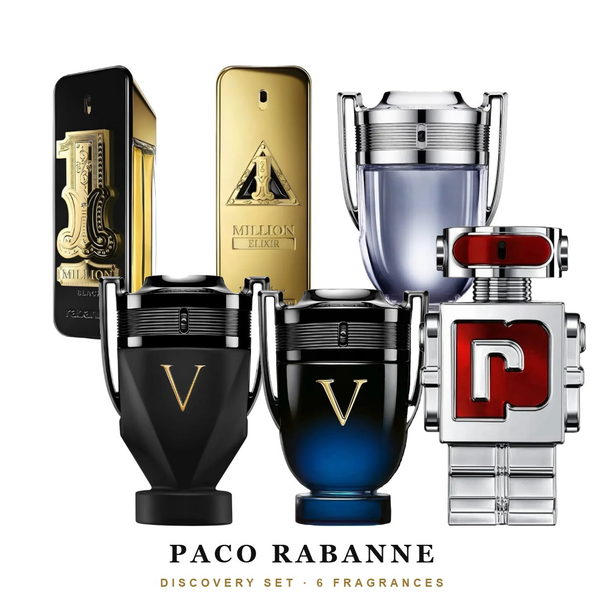 Paco Rabanne Discovery Set with 6 fragrances